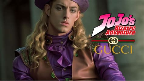 jojo's bizarre adventure gucci bag|jojo's bizarre adventure designer collab.